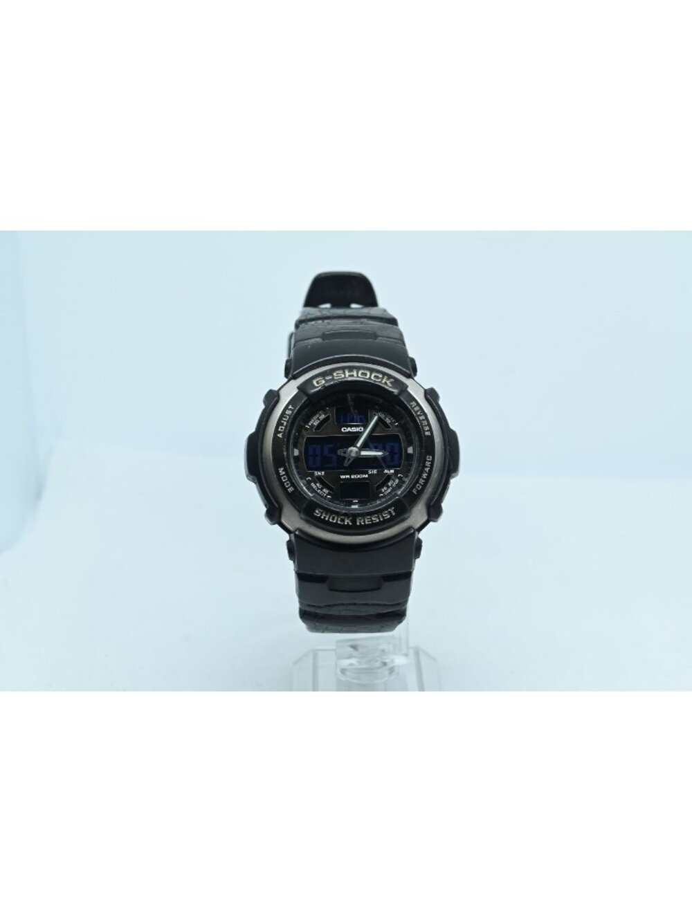 Casio G-Shock Street Rider Analog-Digital Watch Black Resin Leather 200M G-304RL